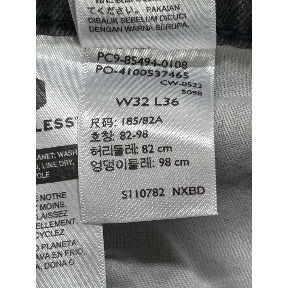 Levis 531 Jeans Men 32x36 Fits W31 Black Athletic Slim Fit Faded Grunge Workwear